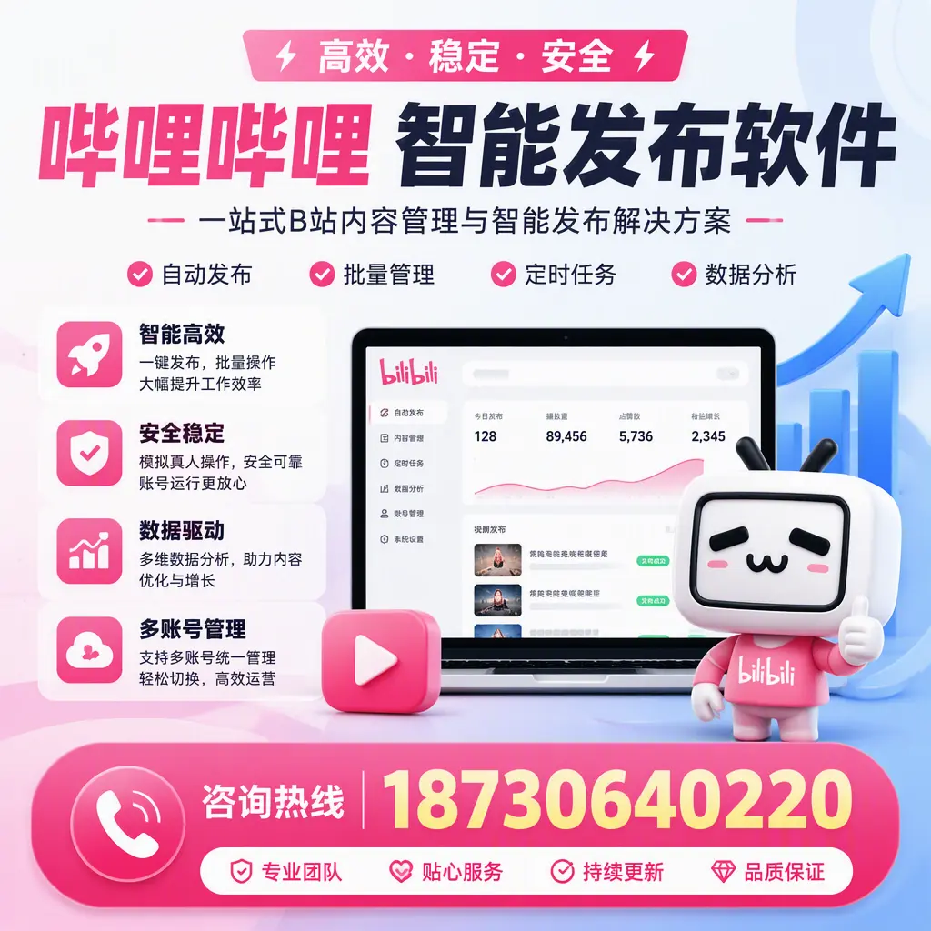 哔哩哔哩智能发布软件适用场景分析：在 平凉 的最佳实践