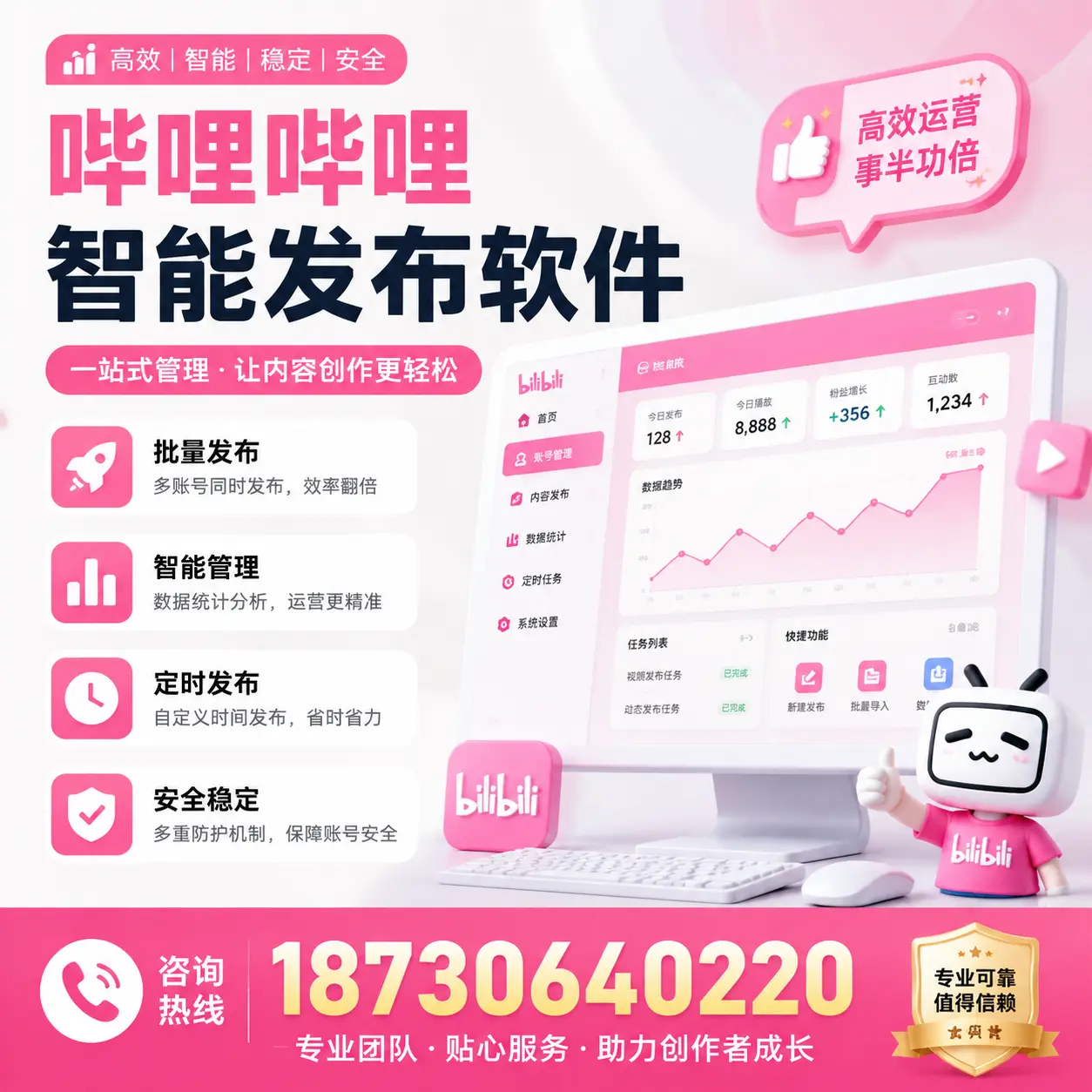 如何评估哔哩哔哩智能发布软件的ROI?平凉 企业必读